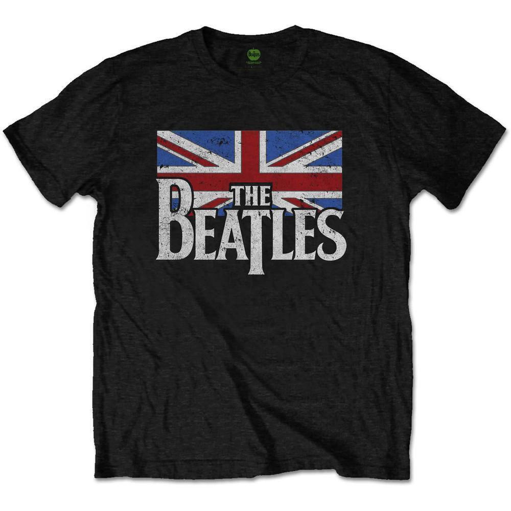 The Beatles Kids T Shirt Dop T Logo Flag